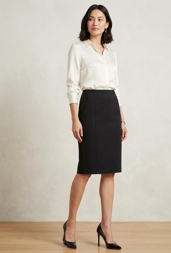 [301AM] PANIZ FALDA MUJER AZUL MARINO 301