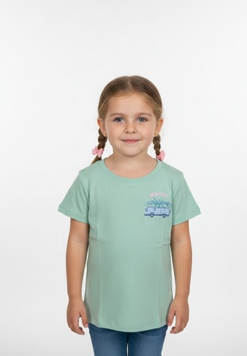 [30465413] OSHKOSH CAMISETA VERDE CARRO NIÑA