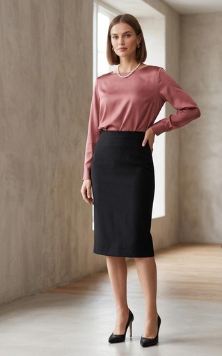 PANIZ FALDA AZUL MARINO MUJER 350029AM