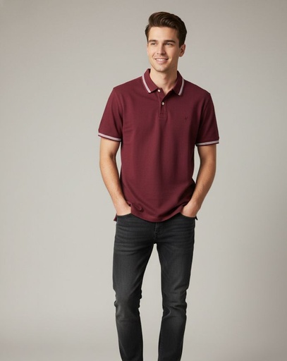 [38197026] AMERICAN CAMISETA C-P OCRE HOMBRE