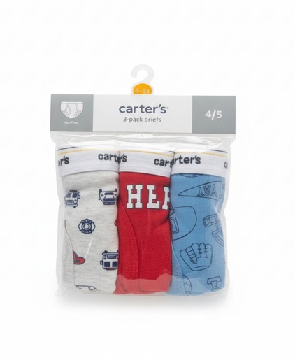 CARTER´S CALZONCILLO NIÑO 3pzs CLRS 3J281910