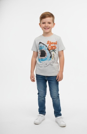[3K306211] OSHKOSH CAMISETA NIÑO GRIS-TINURON