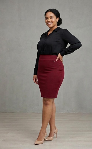 [40065OC] ANGELA FALDA MUJER OCRE 40065