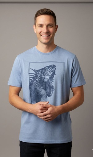 BANANA CAMISETA AZUL CAMALEON 623527