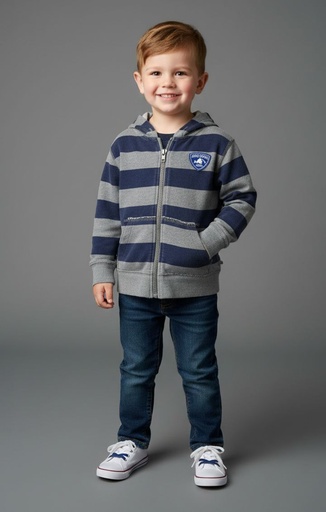 [681422806021] OSHKOSH SUETER NIÑO GRIS-AZUL MARINO