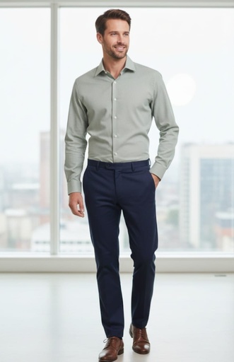 [708966] BANANA CAMISA VERDE PUNTS BLC