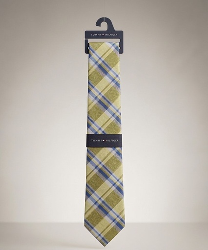 [756500093584] TOMMY CORBATA HOMBRE AMARILLO AZUL