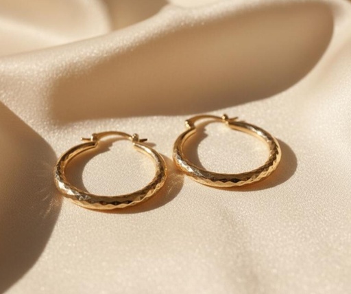 [AE088] ARETES ARGOLLA MEDIANO ENCHAPE