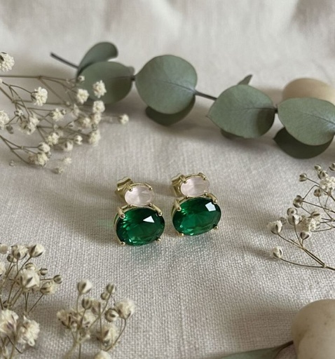 [AE199] ARETES ENCHAPE COLORS