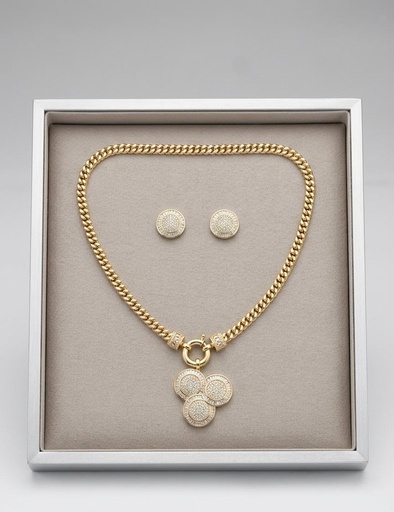 [CAE024] SET ENCHAPE ARETES-COLLAR DRD