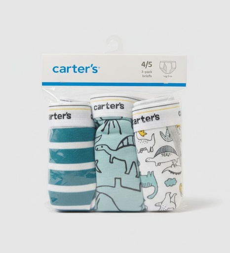CARTER´S CALZONCILLO NIÑO 3PZS CLRS