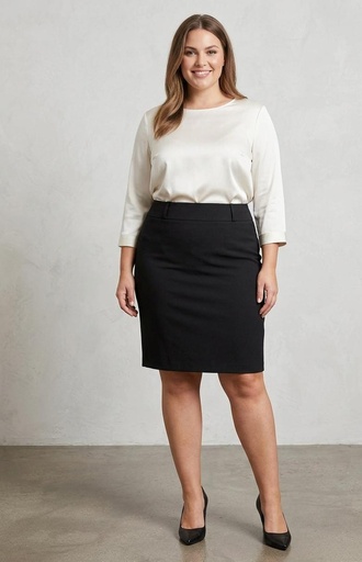 [D137871PN] DAZZ FALDA MUJER NEGRO D13787-1P