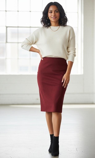 DAZZ FALDA MUJER OCRE D14101