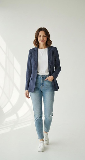 DAZZ CHAQUETA MUJER AZUL MARINO D51138