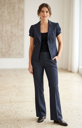 DAZZ CHAQUETA-PANTALON 2PZ AZUL D7159