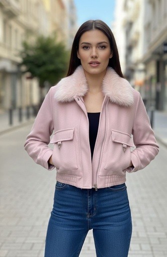 HAUTE MONDE CHAQUETA ROSA MUJER HMJ20977R
