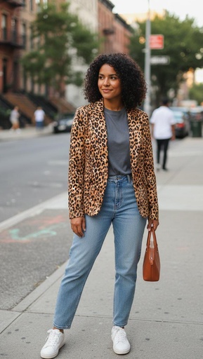 COUNTESS CHAQUETA MUJER TIGRIADO  J1001