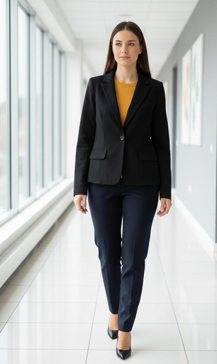 [J3804TP] HAVE CHAQUETA MUJER NEGRO J3804TP