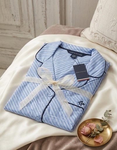 TOMMY PIJAMA 2PZS AZUL MUJER RLF0859