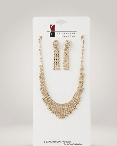 [SET325] CHRISTINA SET ARETES Y COLLAR 325
