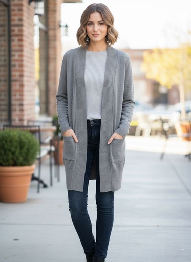 CIELO SUETER MUJER GRIS PLUS SW565G