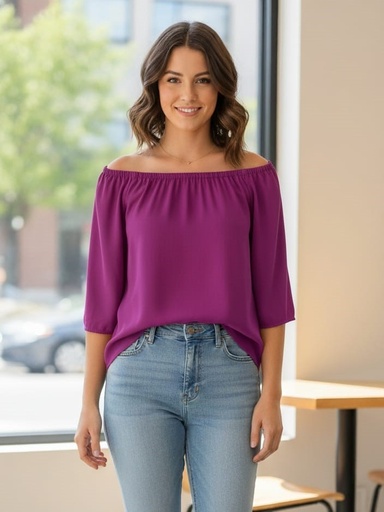 CRECE BLUSA FUCSHIA MUJER T5911F