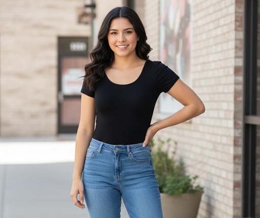 [T9503A] ACTIVE BLUSA MUJER AZUL M. LEOTARDO T9503A