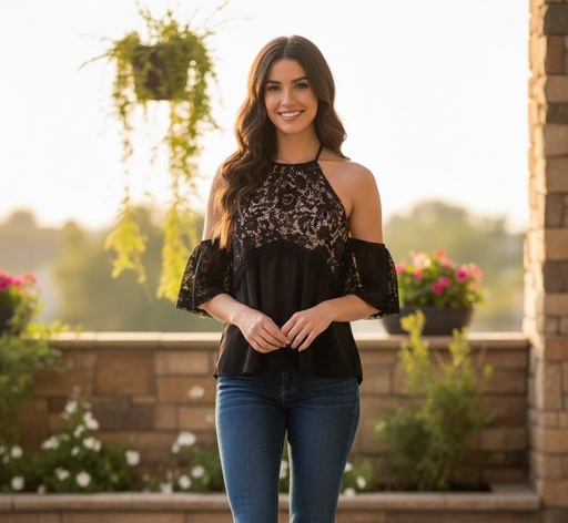 [TT8521] RE:NAMED BLUSA MUJER NEGRO TT8521