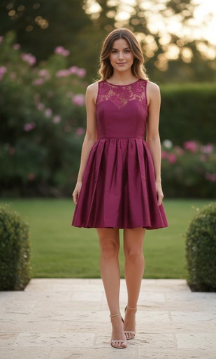 [VC00X147] VESTIDO FUSCSHIA C. M25836