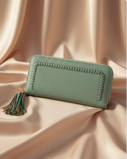 [W1611BVM] ALYSSA MONEDERO MUJER VERDE MENTA