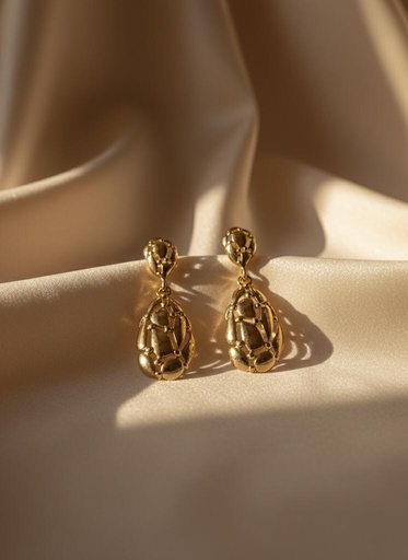 [795550] ARETES FANTACIA DORADO-PLATEADO