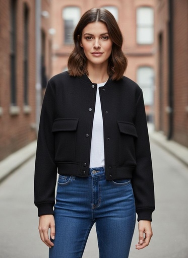 [80205JNN] LOVE TREE CHAQUETA NEGRO MUJER