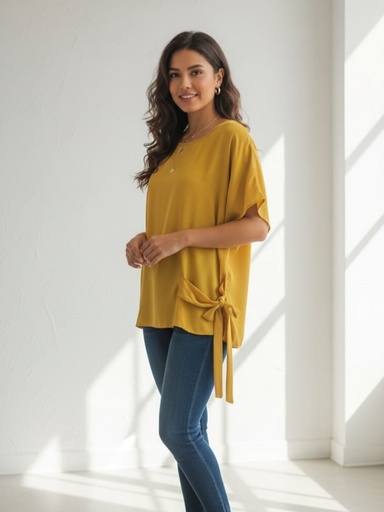 APRIL BLUSA MOSTAZA MUJER 8791