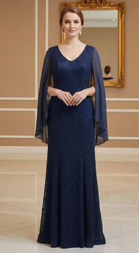 SLNY VESTIDO MUJER AZUL MARINO 911311