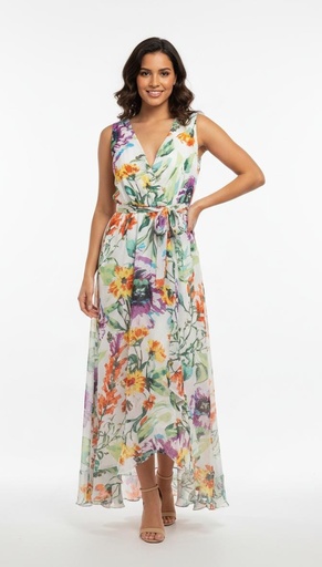 [9171430] SLNY VESTIDO MUJER BLANCO FLRS CLRS