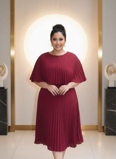 MAISON TARA VESTIDO OCRE MUJER 97368M