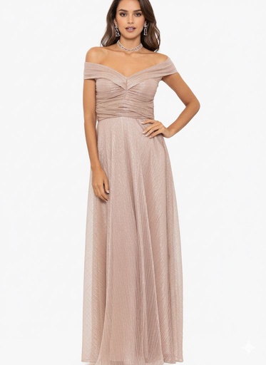 [A25567] BETSY&ADAM VESTIDO ROSA BRILLANTE