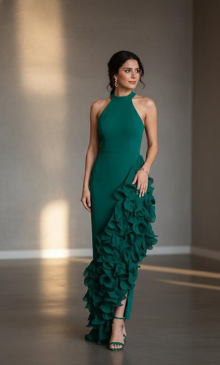 [A26173] BETSY ADAM VESTIDO VERDE MUJER