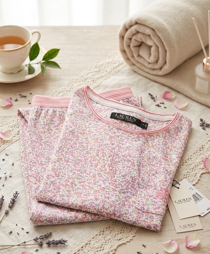 LAUREN PIJAMA ROSA FLORS CLRS LN92346