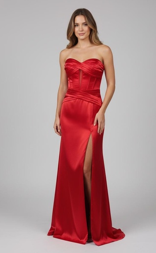 MANUJI VESTIDO ROJO MUJER MF22456R