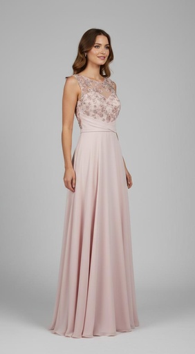 MARSONI VESTIDO ROSA CLARO MV1005R