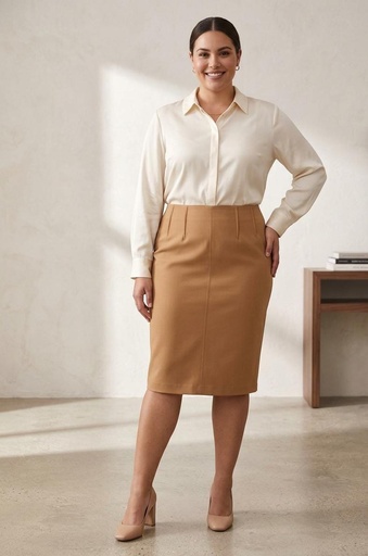 ZAC&RACHEL FALDA KHAKI MUJER NS811618PK