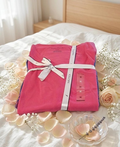 NAUTICA PIJAMA FUCSHIA-CUADRIC MUJER NT82668F