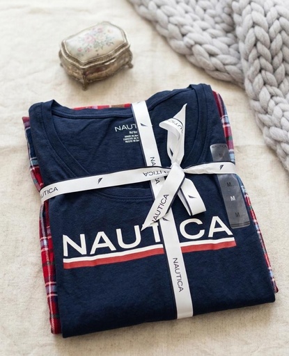 NAUTICA PIJAMA ROSA-CUADRIC HOMBRE NT92686F