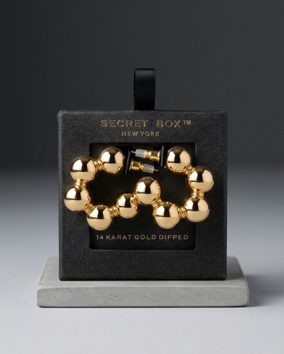 [ZZ110122] SECRET ARETES REDONDO ENCHAPE