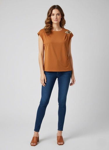 ONTWE BLUSA CAFE ZZ12347150