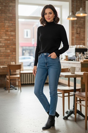 LOVE TREE SUETER NEGRO PRL DRD ZZ9031WN