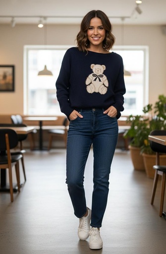 BLU PEPER SUETER AZUL M.OSITO ZZCR2702A