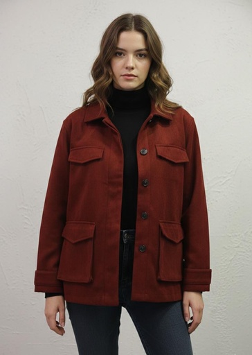 ACTIVE ABRIGO BURGUNDY ZZJ14599