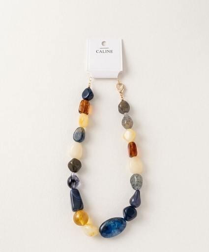 [ZZN187MLT] CALINE COLLAR PERLAS COLORES